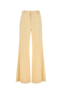 Chloe Cream Canvas Wide Leg Pant