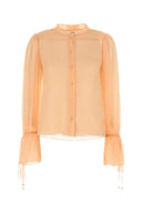 Chloe Pink Muslin Blouse