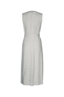 Calvin Klein Linen Blend NS Vネックドレス