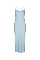 Calvin Klein Crepe Low Back Drape Dress