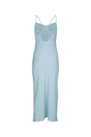 Calvin Klein Crepe Low Back Drape Dress