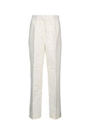 Calvin Klein Structured Linen Pleated Pant