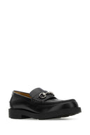 Schwarze Leder-Loafer von Gucci