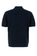 Marineblaues Baumwoll-Poloshirt von Stone Island