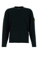 Stone Island Black Cotton Blend Sweater