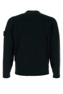 Stone Island Black Cotton Blend Sweater