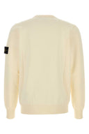 Stone Island Ivory Cotton Sweater