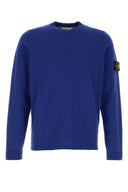 Stone Island Electric Blue Cotton Sweater