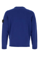 Stone Island Electric Blue Cotton Sweater
