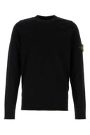 Stone Island Black Cotton Sweater