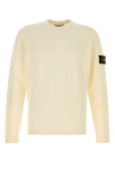 Stone Island Ivory Cotton Sweater