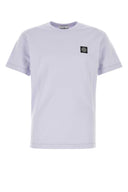 Stone Island Lilac Cotton T Shirt