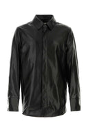 Entire Studios Black Leather Legacy Shirt
