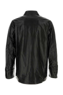 Entire Studios Black Leather Legacy Shirt
