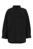 Studios entiers Black Poplin Giant Oversize Shirt