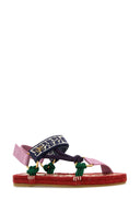 Valentino Garavani Embroidered Fabric Lake Powell Sandals