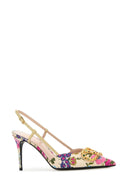Valentino Garavani Printed Fabric V Logo Signature Pumps