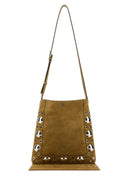 Valentino Garavani Beige Suede Nellcã´Te Crossbody Bag