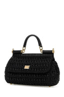 Dolce & Gabbana Back Raffia Medium Sicily Handbag