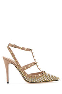 Valentino Garavani Embellished Mesh Rockstud Pumps