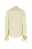 Valentino Garavani Cream Crepe Shirt