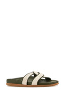 Ancient Greek Two Tone Canvas Desmos Slippers