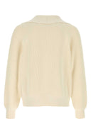 Bottega Veneta Cream Cotton Blend Sweater