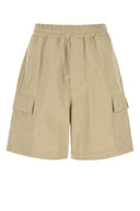 Beigefarbene Bermudashorts aus Nylonmischung von Bottega Veneta