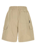 Beigefarbene Bermudashorts aus Nylonmischung von Bottega Veneta