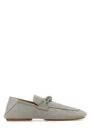 Bottega Veneta Grey Suede Daddy Loafers