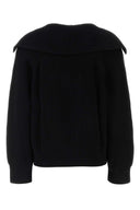 Bottega Veneta Black Stretch Cotton Blend Polo Shirt