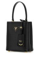 Prada Black Leather Small Panier Handbag
