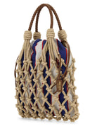 Prada Beige Mesh Handbag