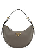 Prada Dunkelgrau Leder Arquã¨ Handtasche