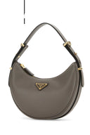 Prada Dunkelgrau Leder Arquã¨ Handtasche