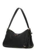 Prada Black Leather Medium Aimé de hombro