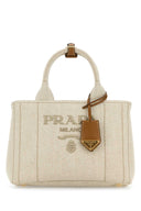 Bolsa de compras de lona de arena prada