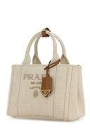 Bolsa de compras de lona de arena prada
