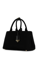 Bolso shopping Prada de lona negra