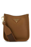 Bolso bandolera Prada de piel color caramelo