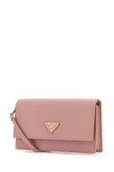 Prada Pink Leather Clutch