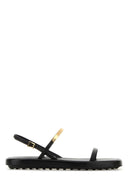 Tod's Black Leather Sandals