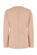 Salvatore Ferragamo Pink Stretch Viscose Blend Cardigan