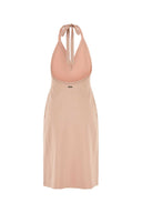 Salvatore Ferragamo Pink Stretch Viscose Blend Dress