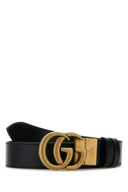 Cintura reversibile Gucci in pelle nera