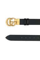 Cintura reversibile Gucci in pelle nera