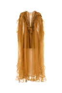 Zimmermann Orange Organza Balance Dress