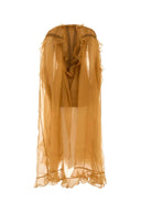 Zimmermann Orange Organza Balance Dress