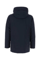 Woolrich Midnight Blue Stretch Nylon Down Jacket