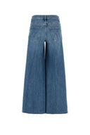 Mother Stretch Denim The Swisher Wide Leg Jeans